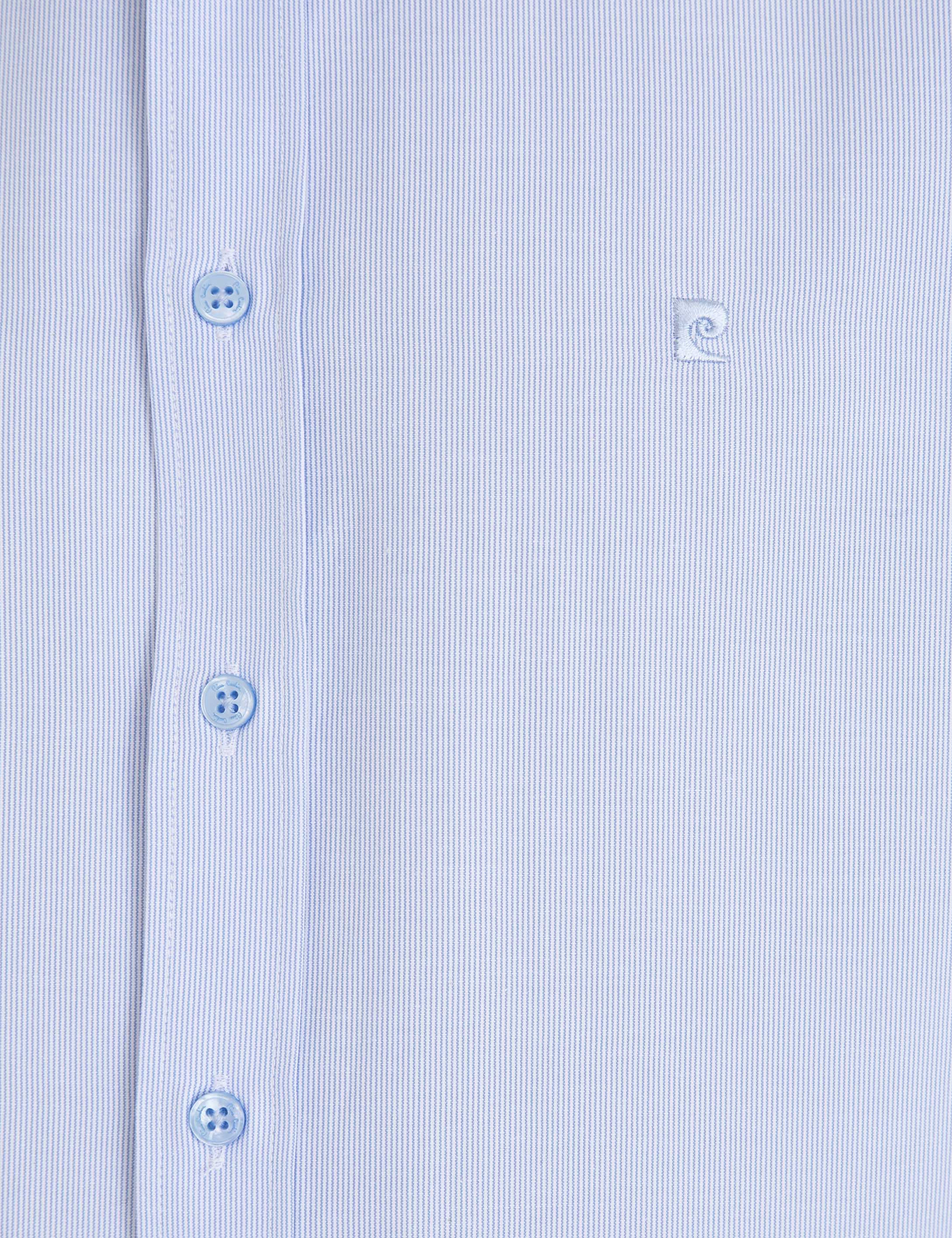Mavi Slim Fit Uzun Kollu Gömlek - Image 5