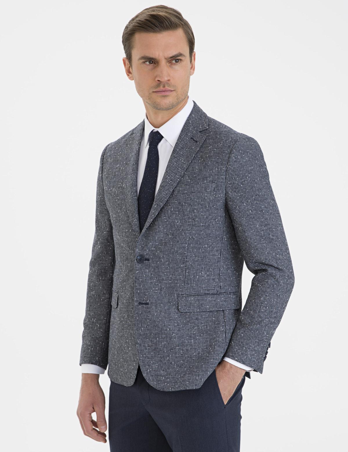 Lacivert Slim Fit Ceket - 50229163071