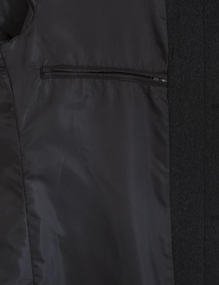 Antrasit Slim Fit Kaban Kaşe - 50230235017