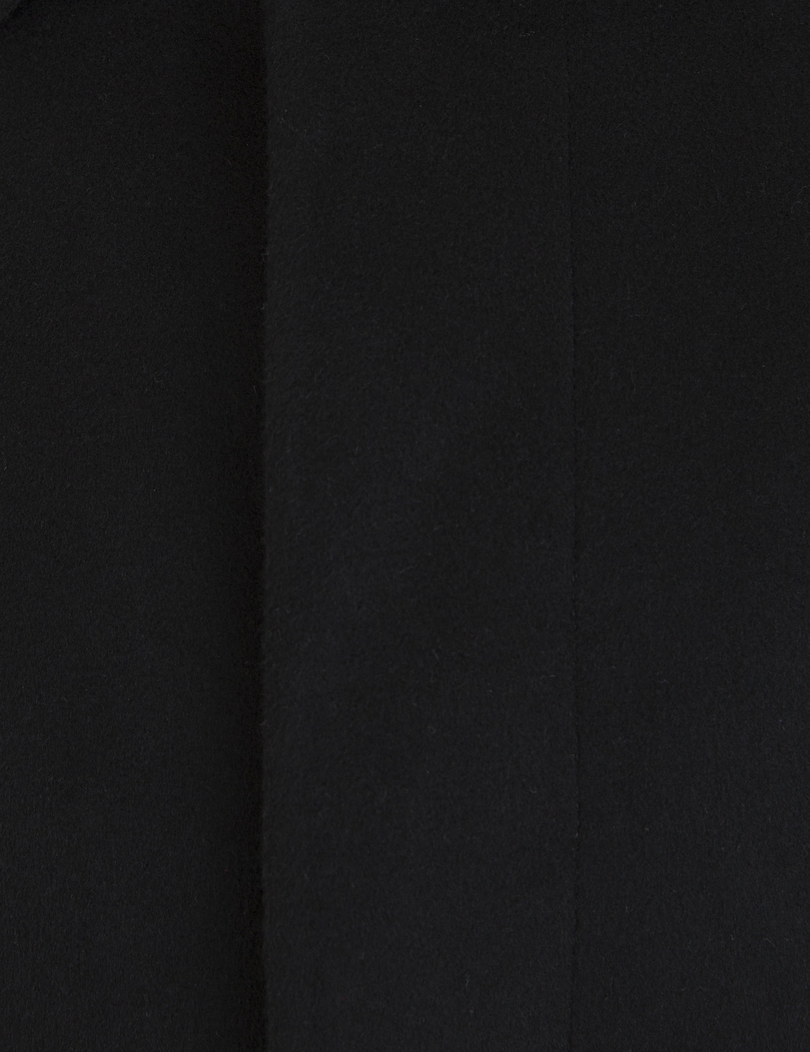 Siyah Slim Fit Kaban Kaşe