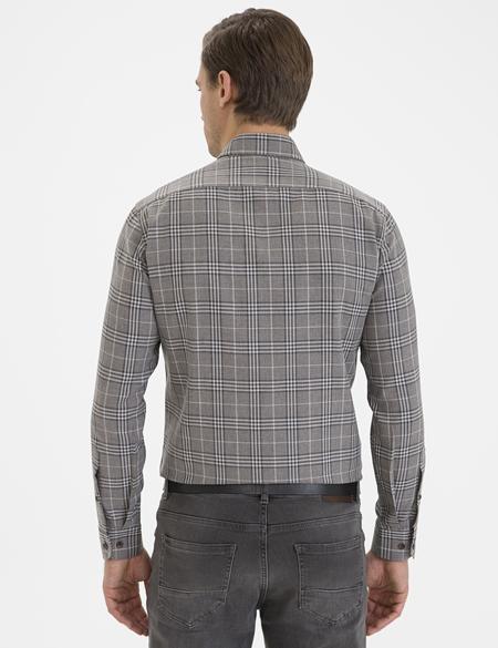 Kahverengi Slim Fit Gömlek - 50233499006