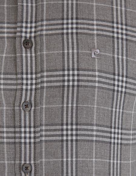 Kahverengi Slim Fit Gömlek - 50233499006