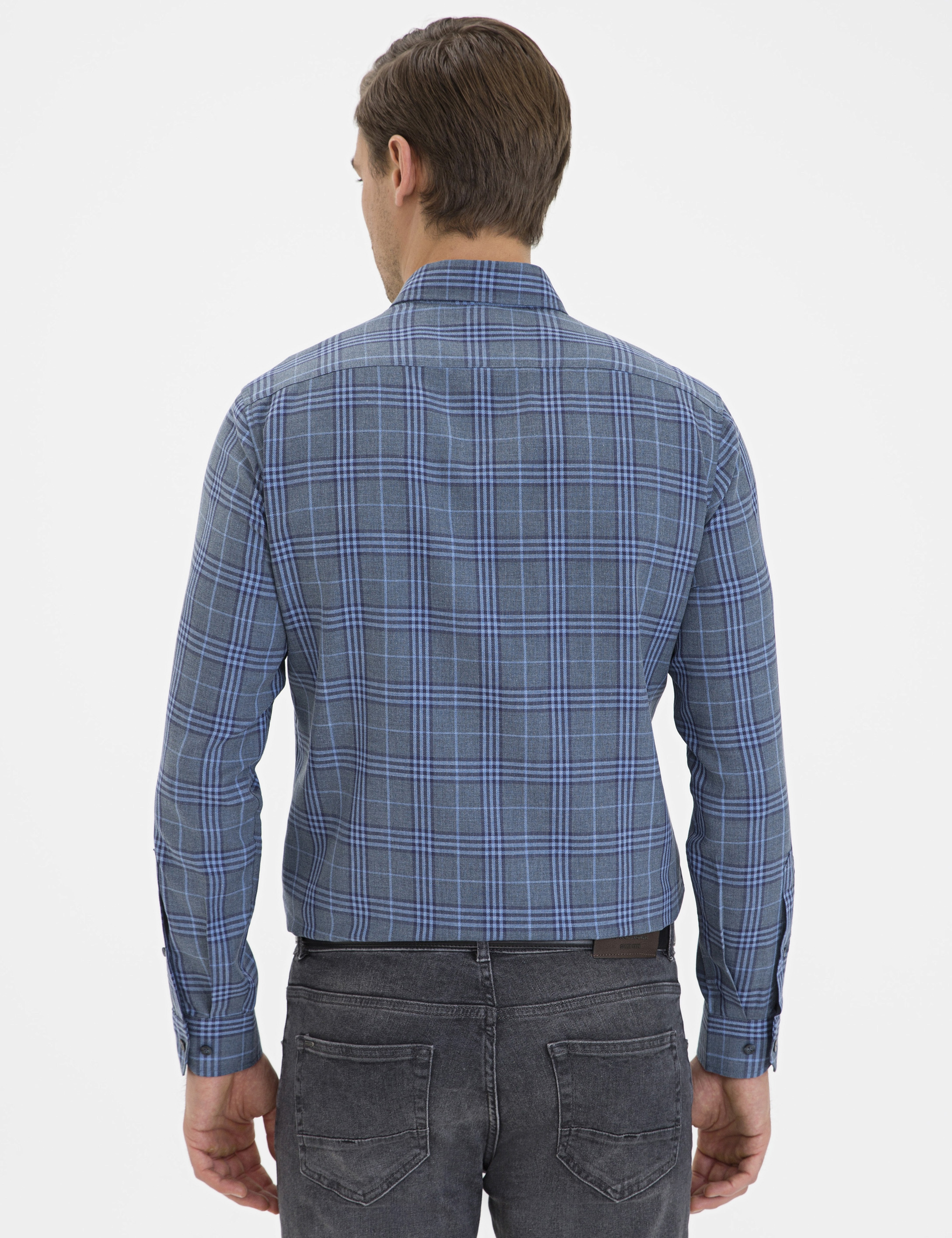 Lacivert Slim Fit Gömlek