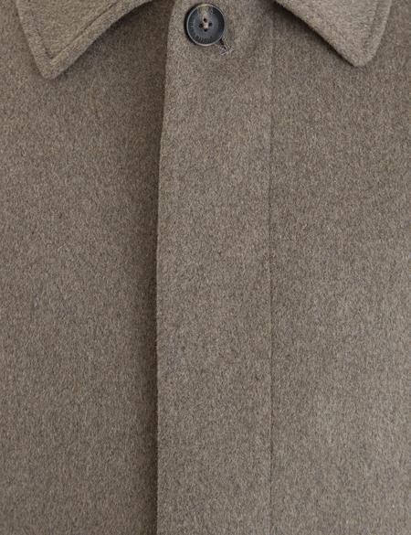 Açık Kahverengi Slim Fit Kaşe Kaban - 50230235007