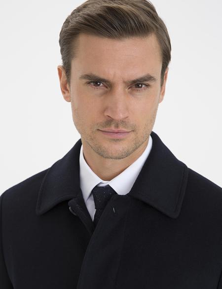 Lacivert Slim Fit Kaban Kaşe - 50230235027