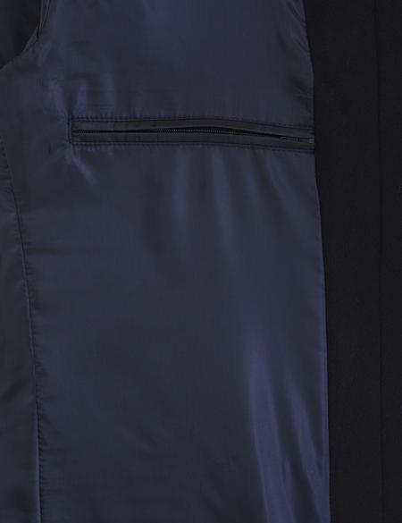 Lacivert Slim Fit Kaban Kaşe - 50230235027