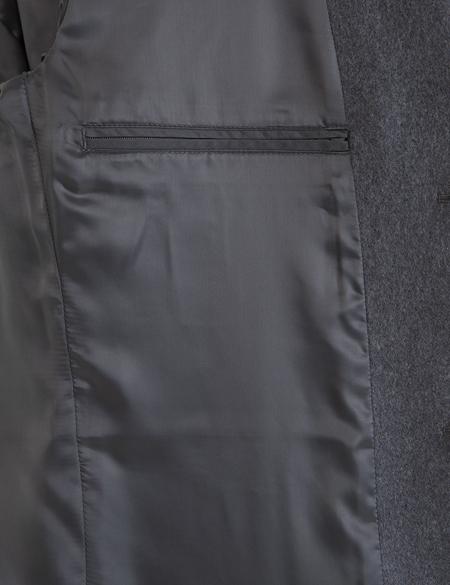 Antrasit Ekstra Slim Fit Kaban Kaşe - 50233850016