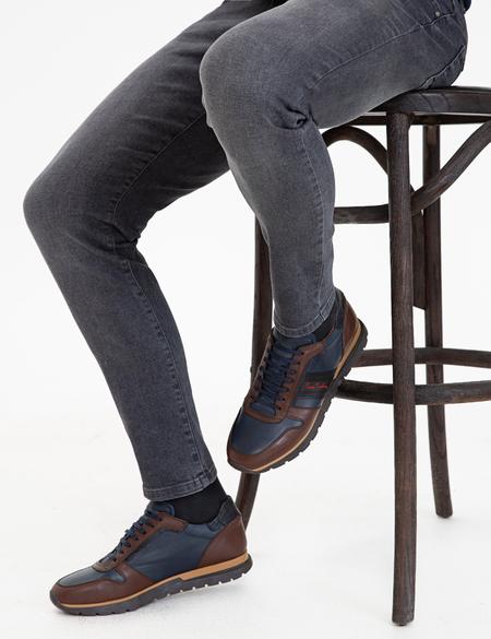 Lacivert Sneakers Ayakkabı - 50233878005