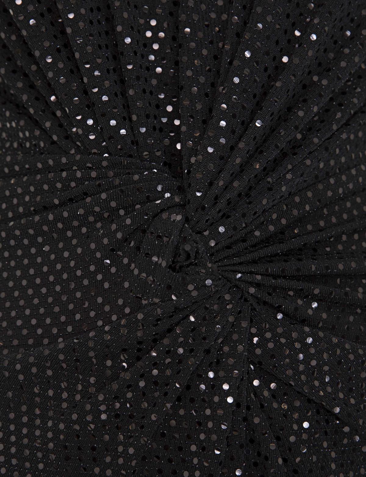 Siyah Dokuma Elbise - 50214689002