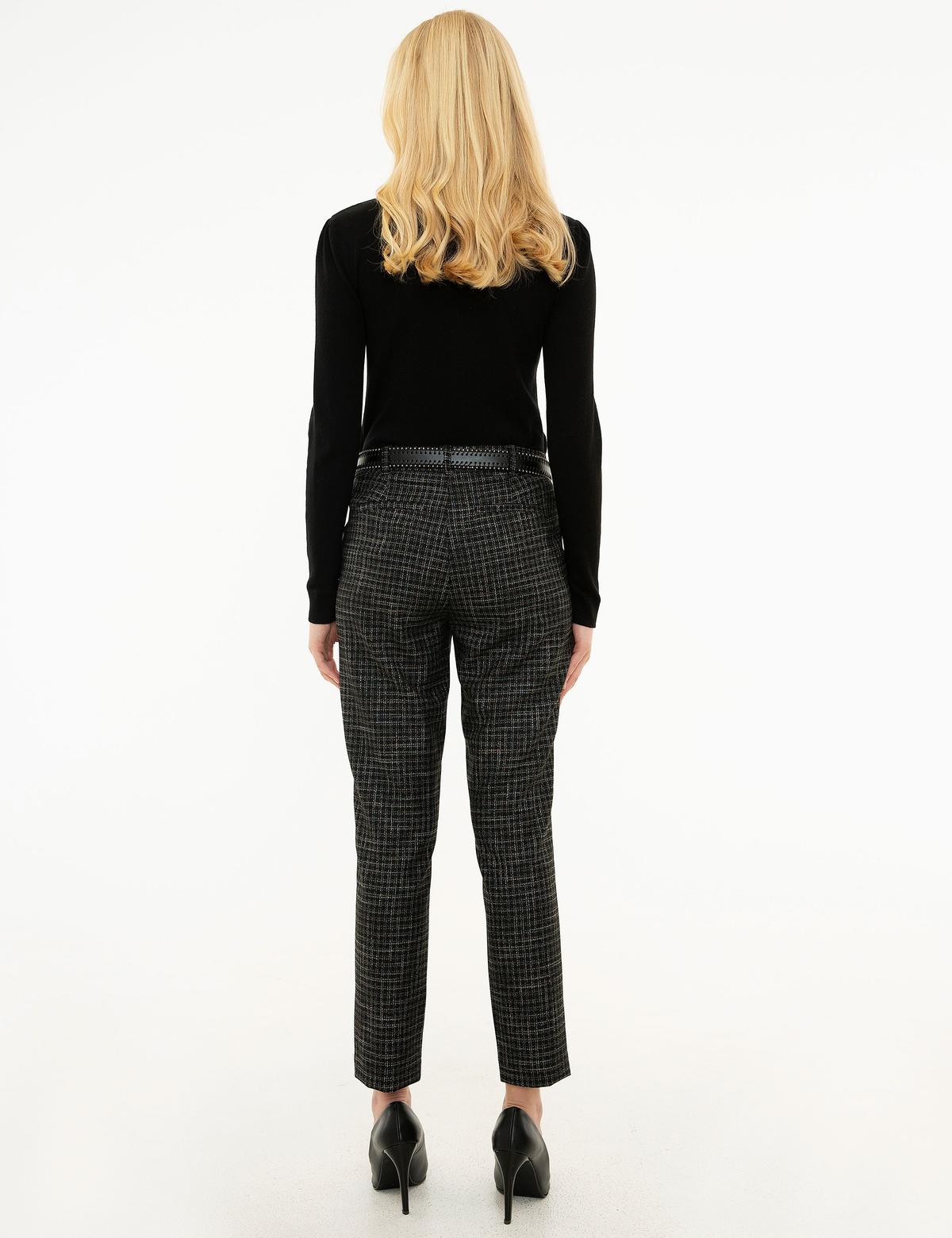 Siyah Slim Fit Kumaş Pantolon - 50197306005