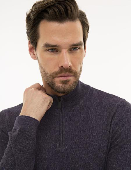 Mor Slim Fit Kazak - 50228389011