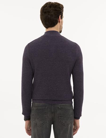 Mor Slim Fit Kazak - 50228389011