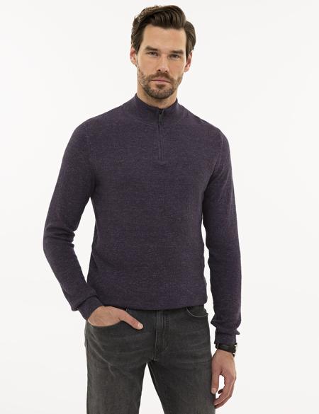 Mor Slim Fit Kazak - 50228389011