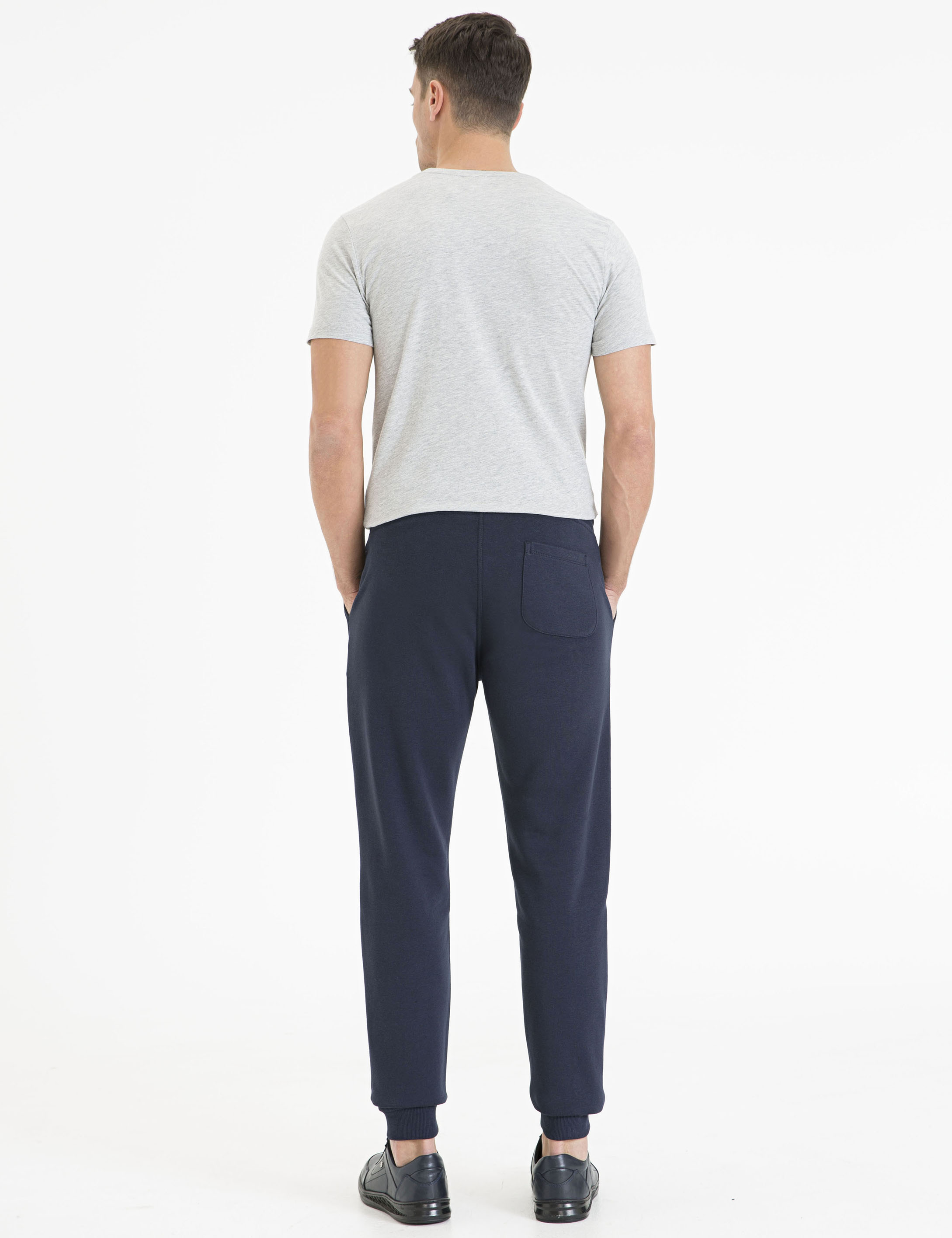 Lacivert Slim Fit Eşofman Altı