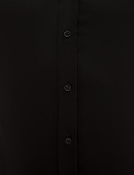 Siyah Ekstra Slim Fit Gömlek - 50229096038