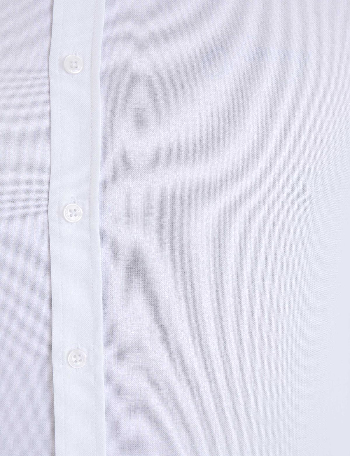 Beyaz Slim Fit Smokin Gömlek - 50230372008