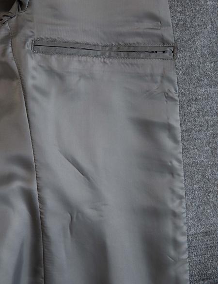 Gri Slim Fit Kaşe Kaban - 50230253002