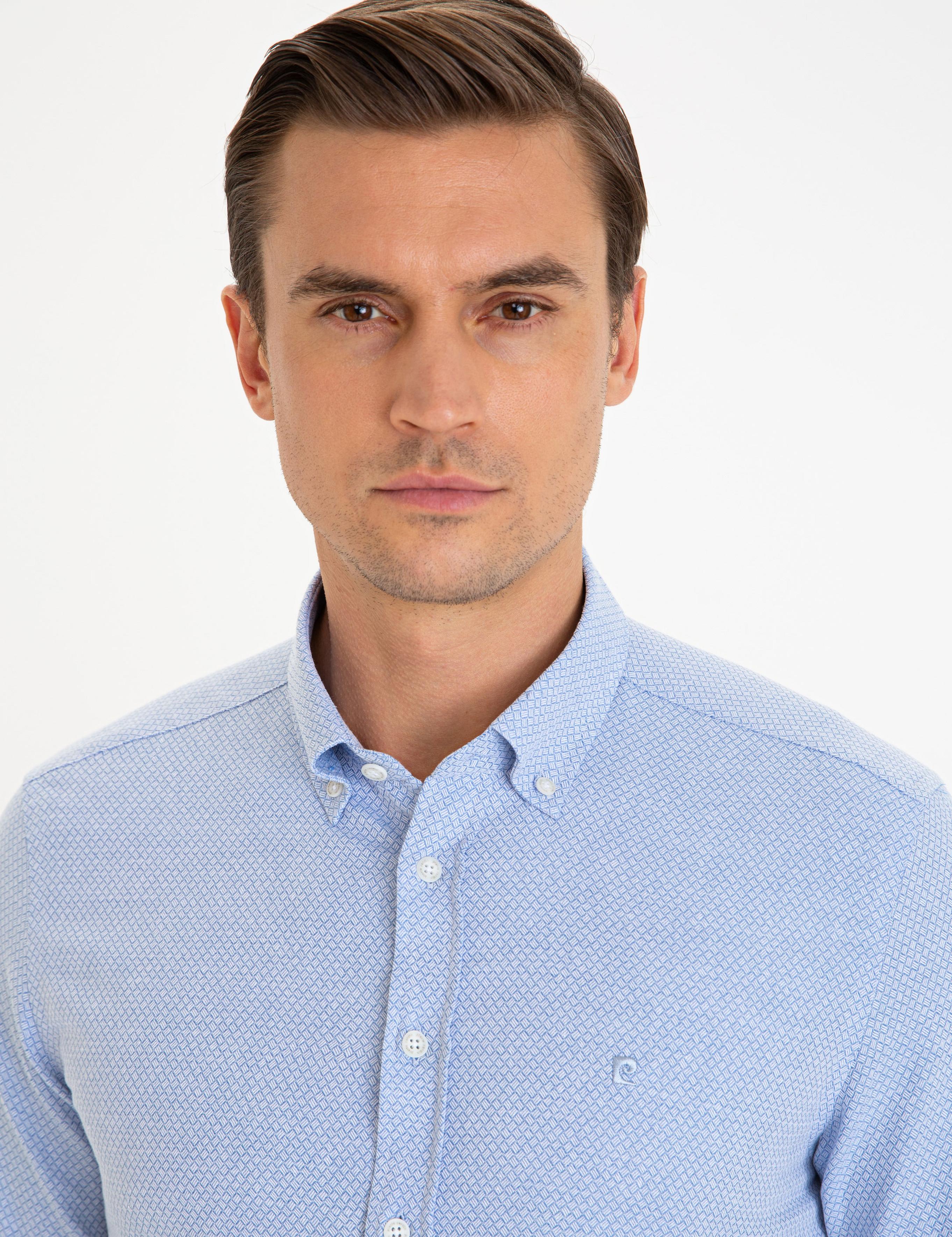 Açık Mavi Slim Fit Gömlek