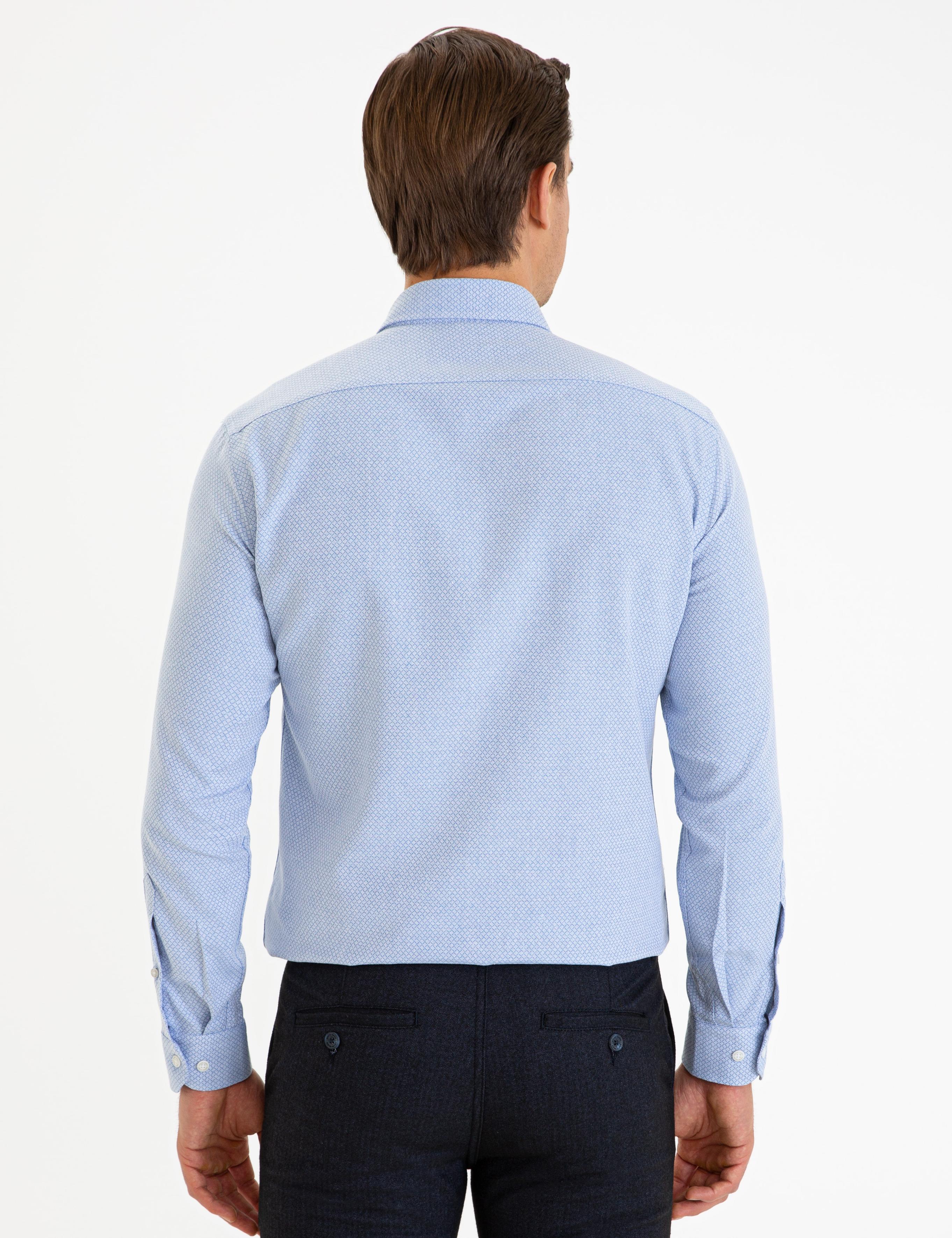 Açık Mavi Slim Fit Gömlek