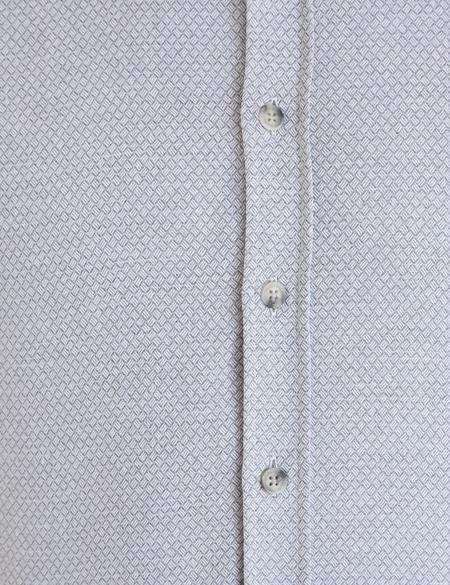 Gri Slim Fit Gömlek - 50233543034