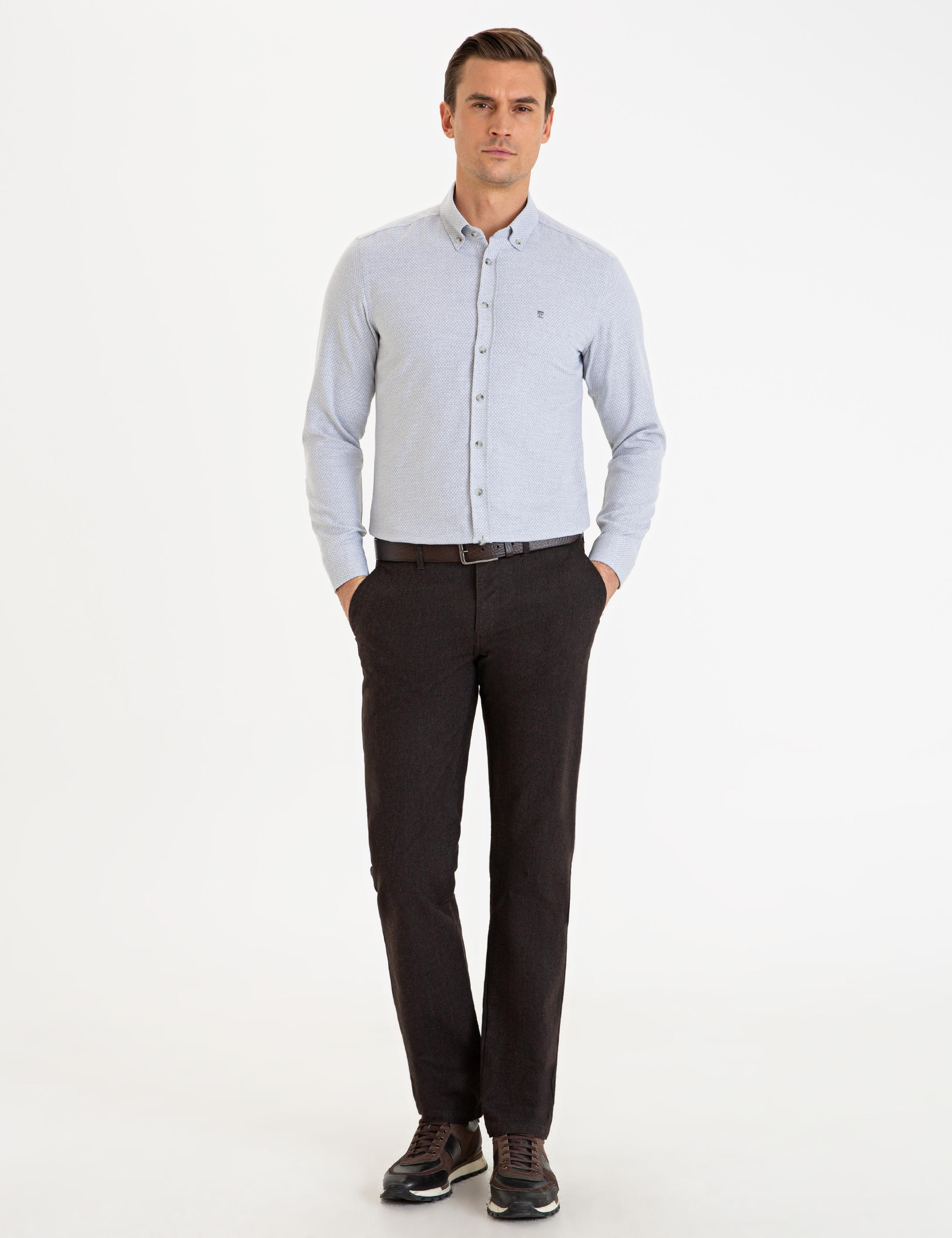 Gri Slim Fit Gömlek