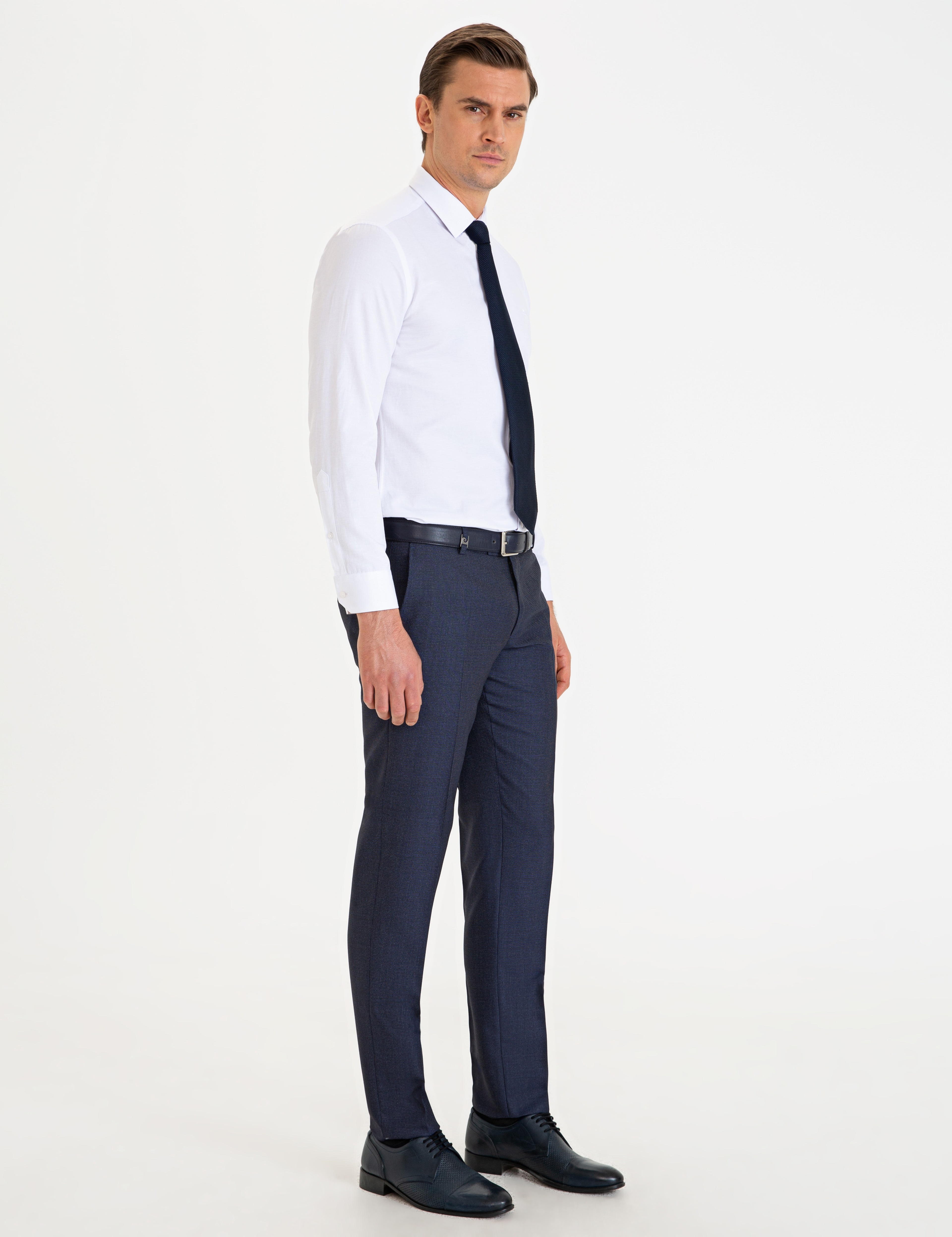 Lacivert Ekstra Slim Fit Pantolon - Image 2