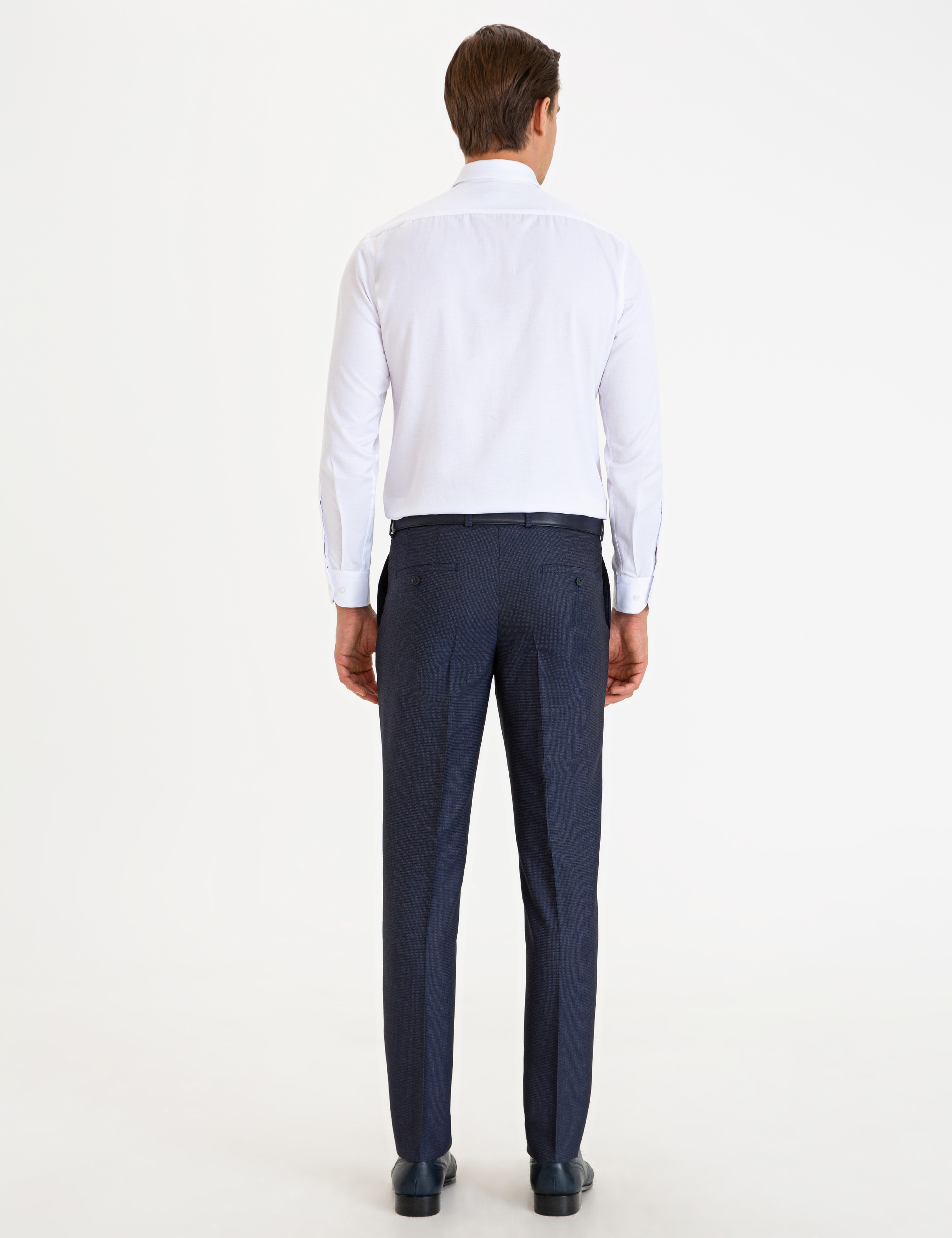 Lacivert Ekstra Slim Fit Pantolon - Image 3