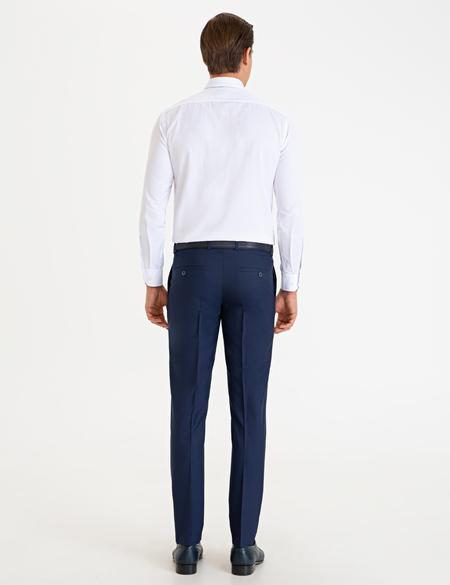 Açık Lacivert Ex. Slim Fit Kumaş Pantolon - 50205339016