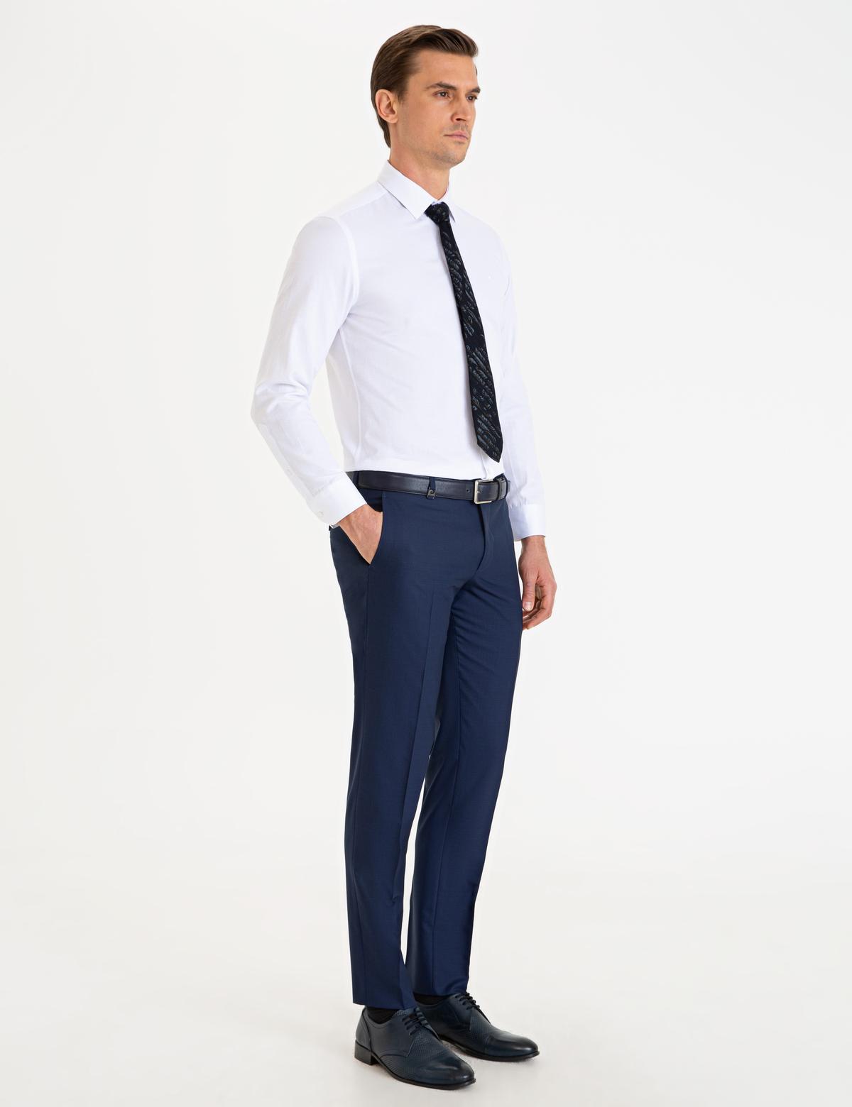 Açık Lacivert Ex. Slim Fit Kumaş Pantolon - 50205339016