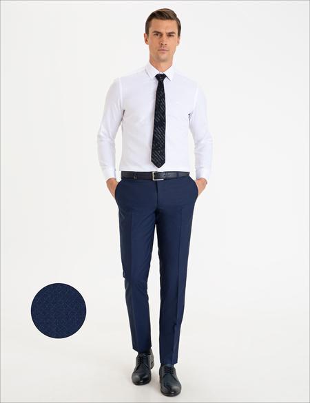 Açık Lacivert Ex. Slim Fit Kumaş Pantolon - 50205339016
