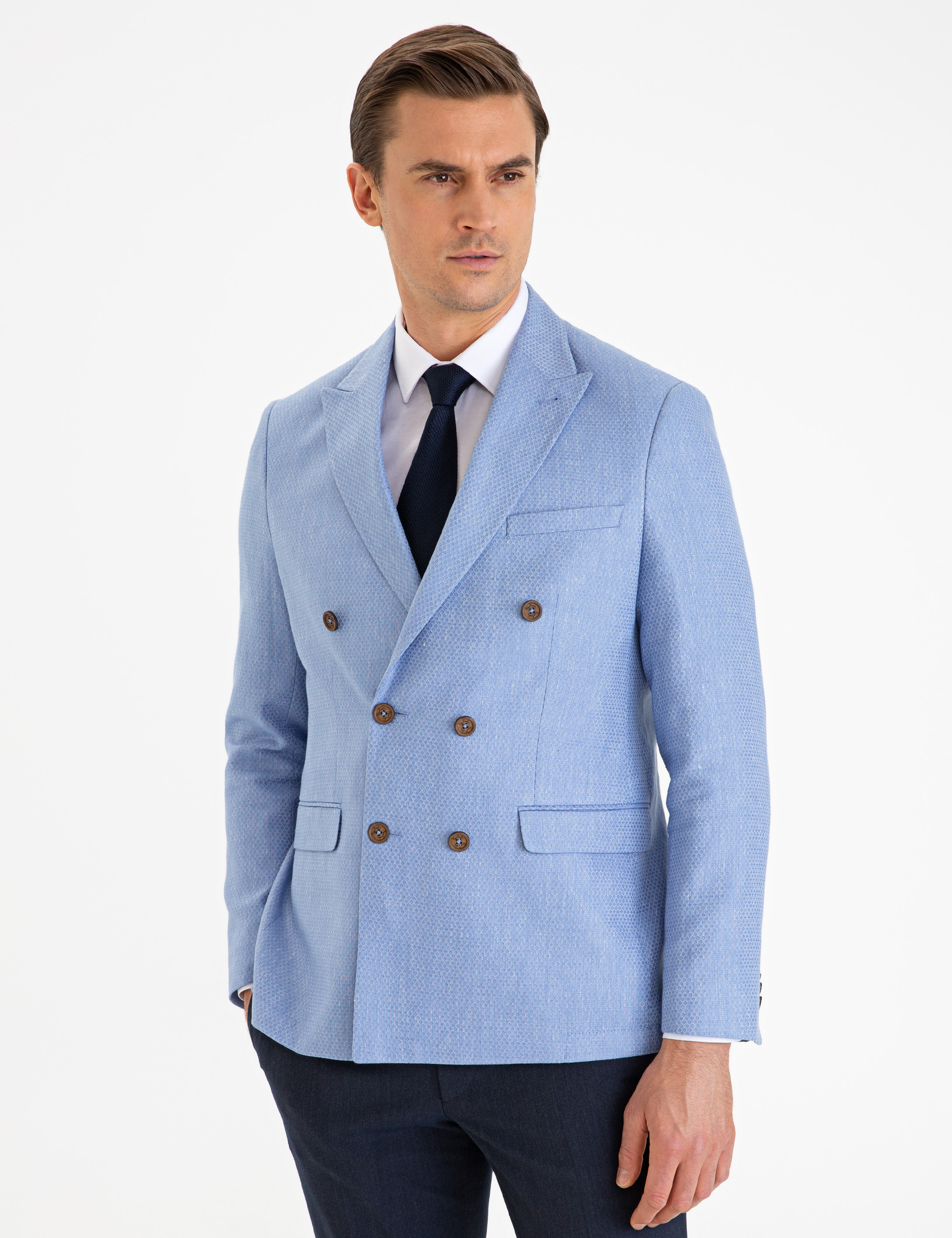 Mavi Slim Fit Ceket - Image 3