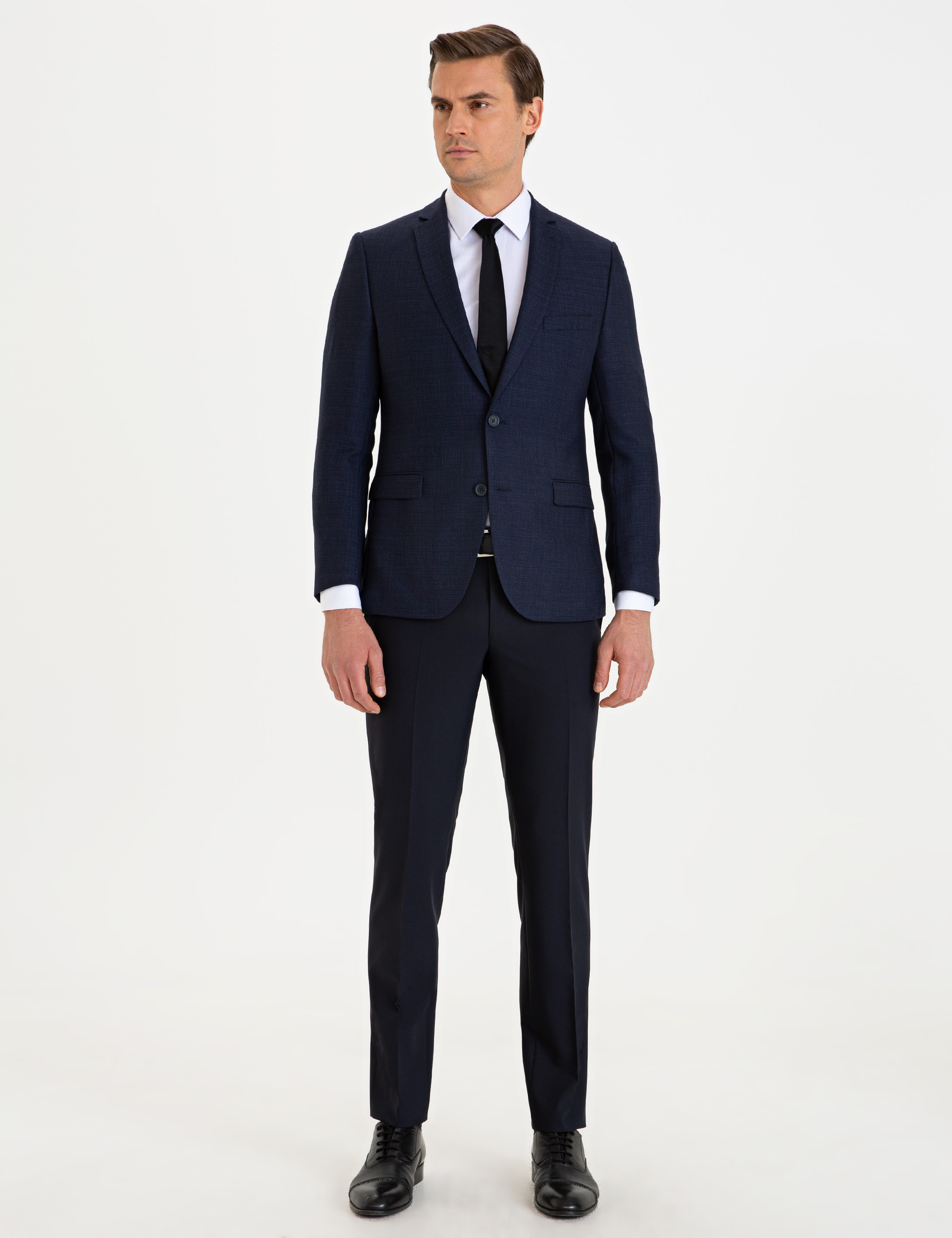 Lacivert Ekstra Slim Fit Ceket