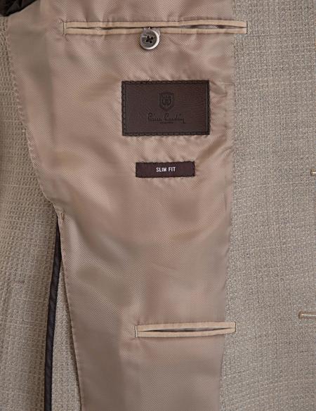 Açık Kahverengi Slim Fit Ceket - 50205359086