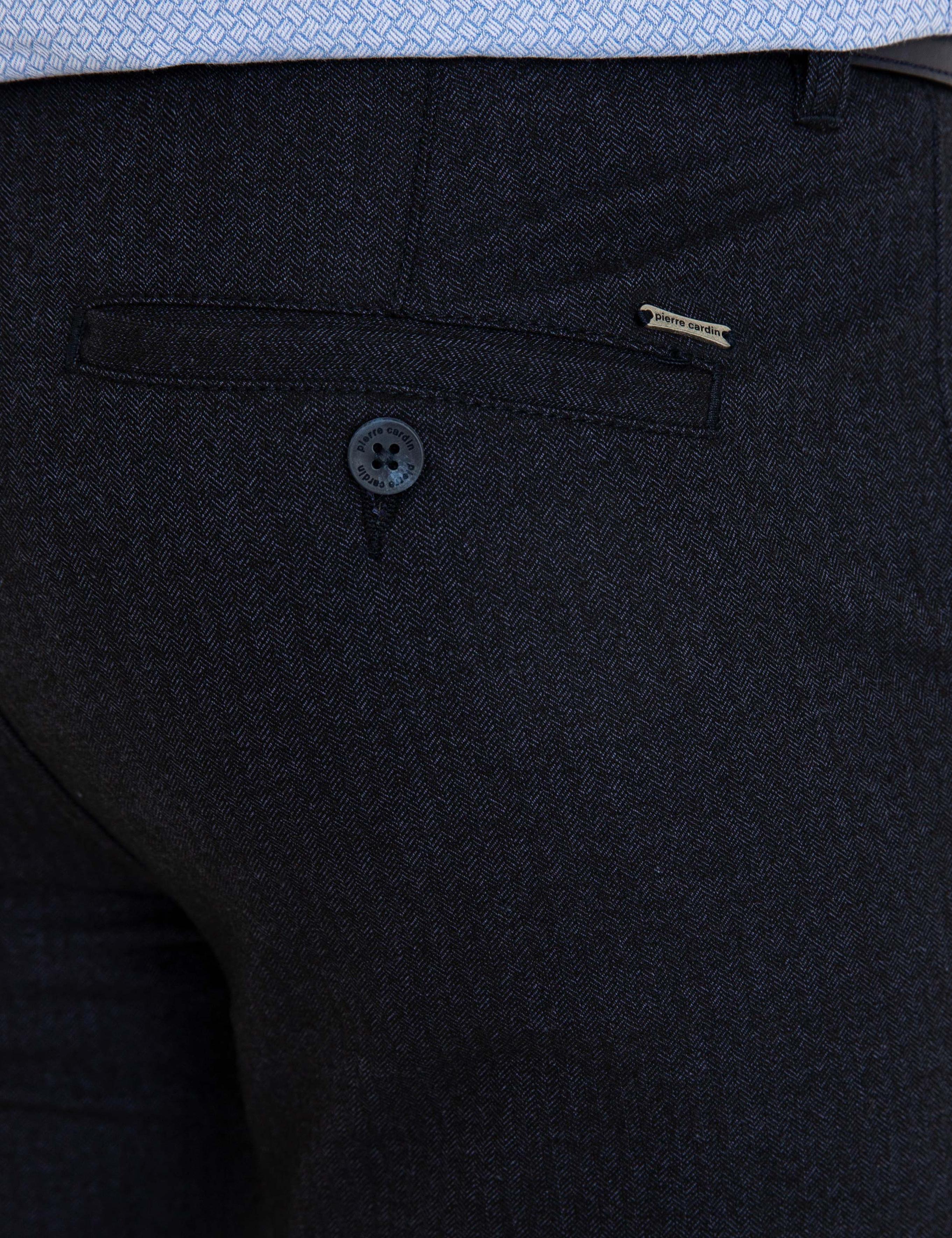 Lacivert Slim Fit Chino Pantolon