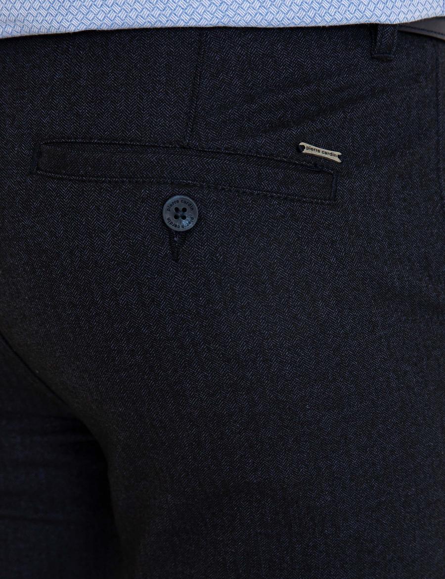 Lacivert Slim Fit Chino Pantolon