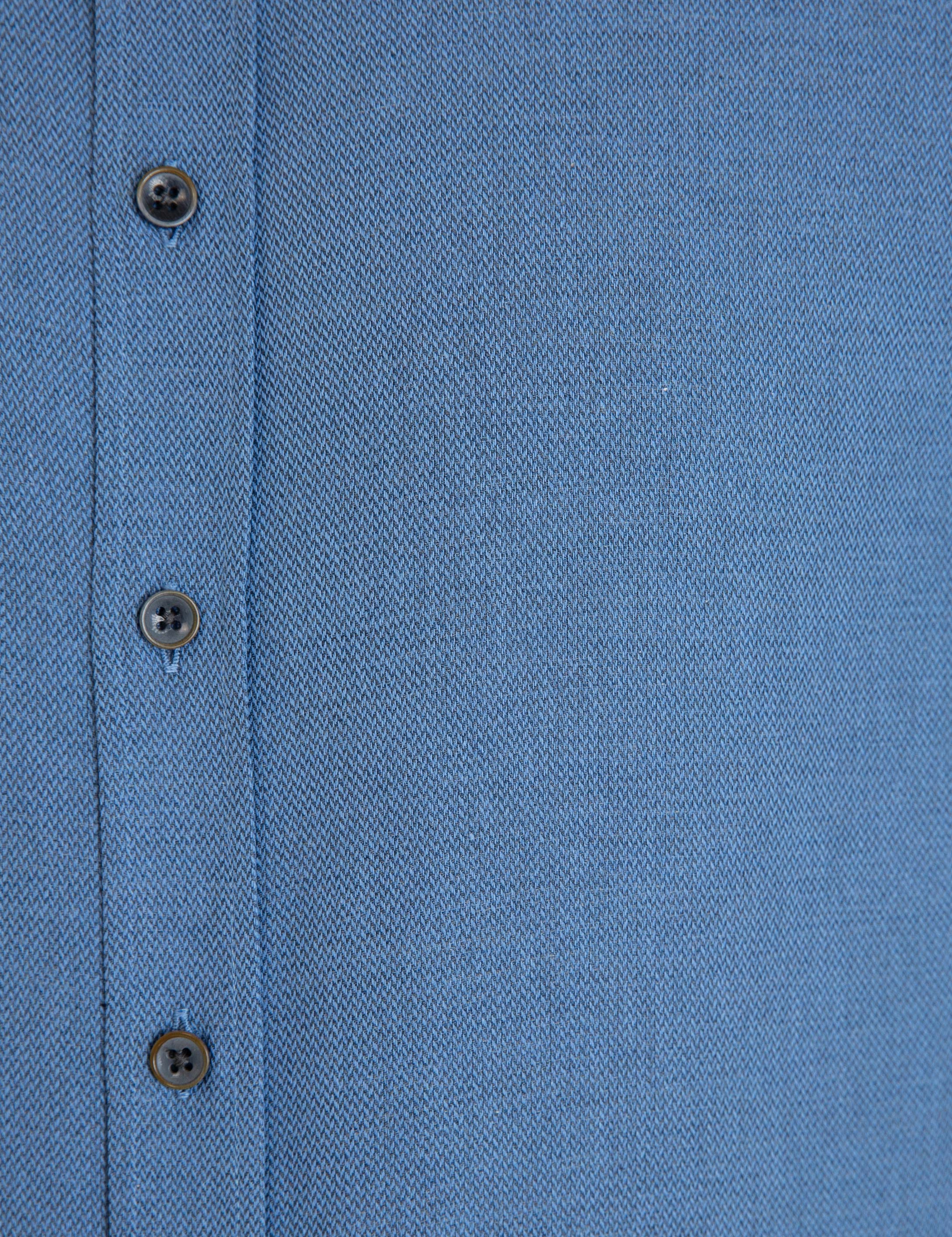 Lacivert Slim Fit Gömlek - Image 5