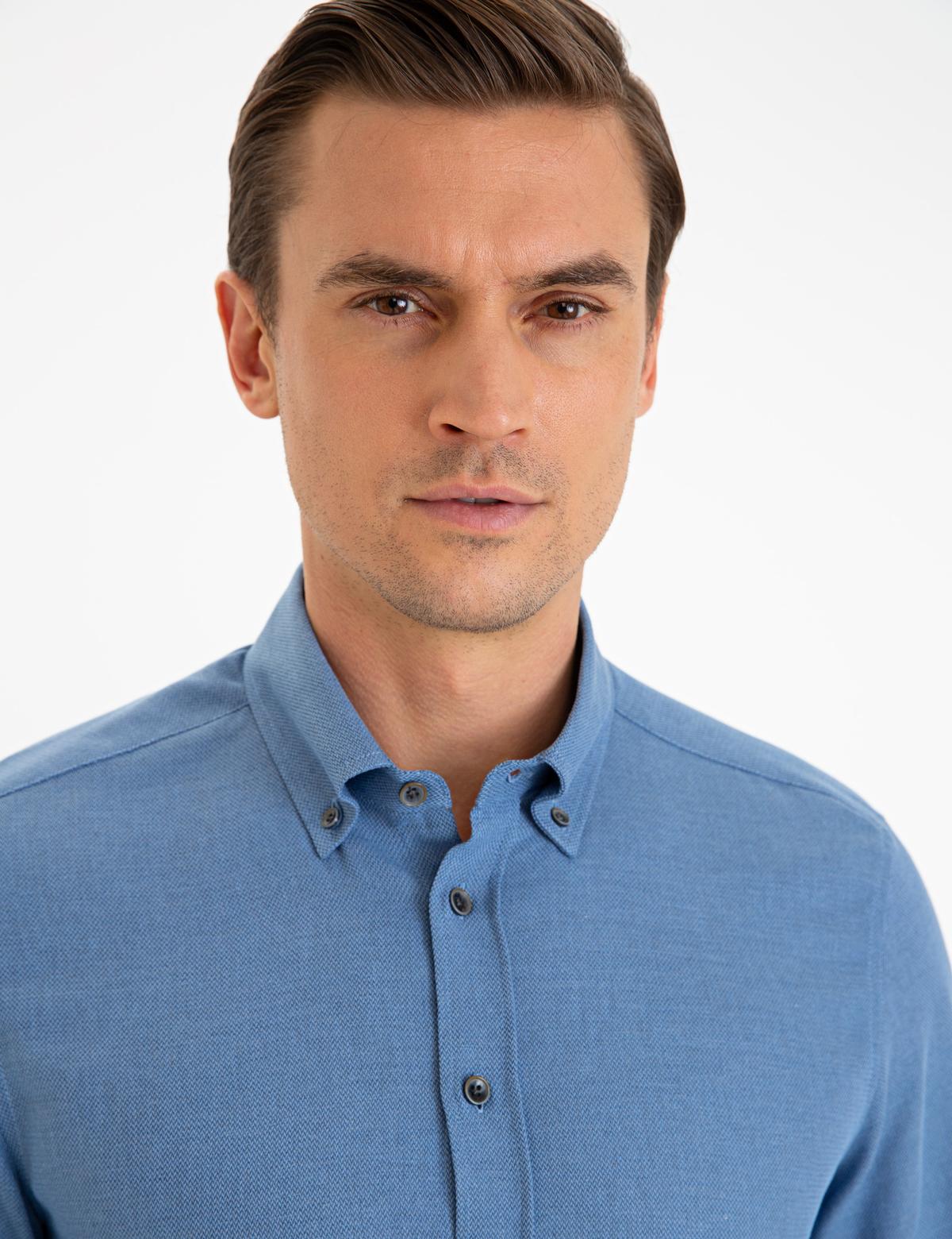 Lacivert Slim Fit Gömlek - 50233530001