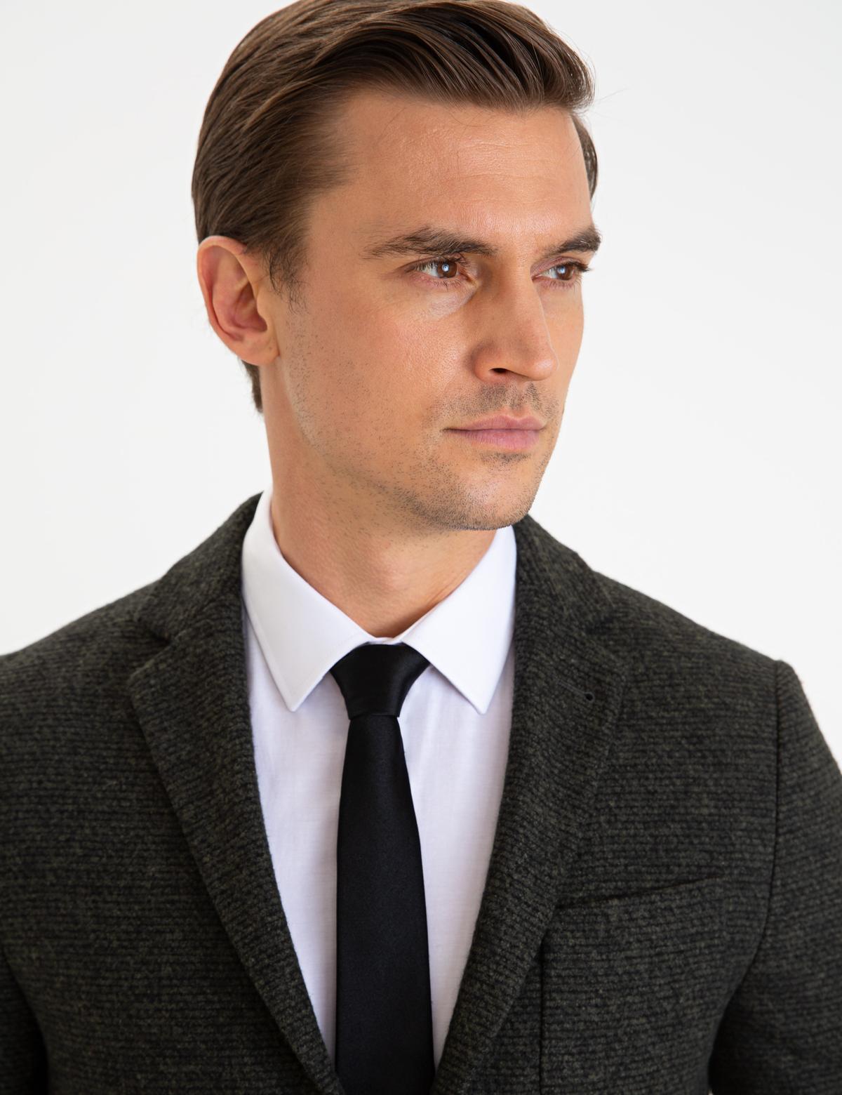 Haki Ex. Slim Fit Ceket - 50216641043