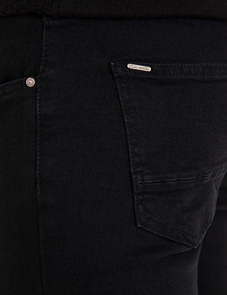 Siyah Slim Fit Denim Pantolon - 50227128032