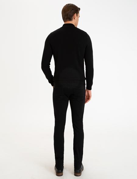 Siyah Slim Fit Denim Pantolon - 50227128032