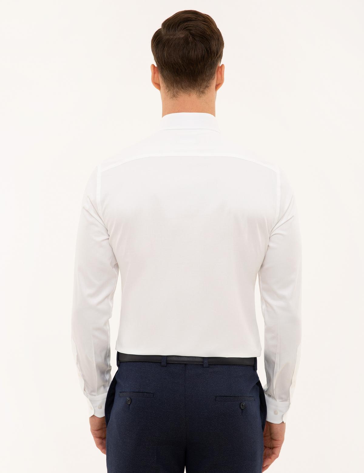 Beyaz Ex. Slim Fit Gömlek - 50229096024