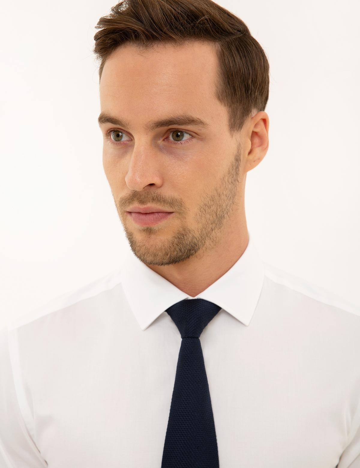 Beyaz Ex. Slim Fit Gömlek - 50229096024