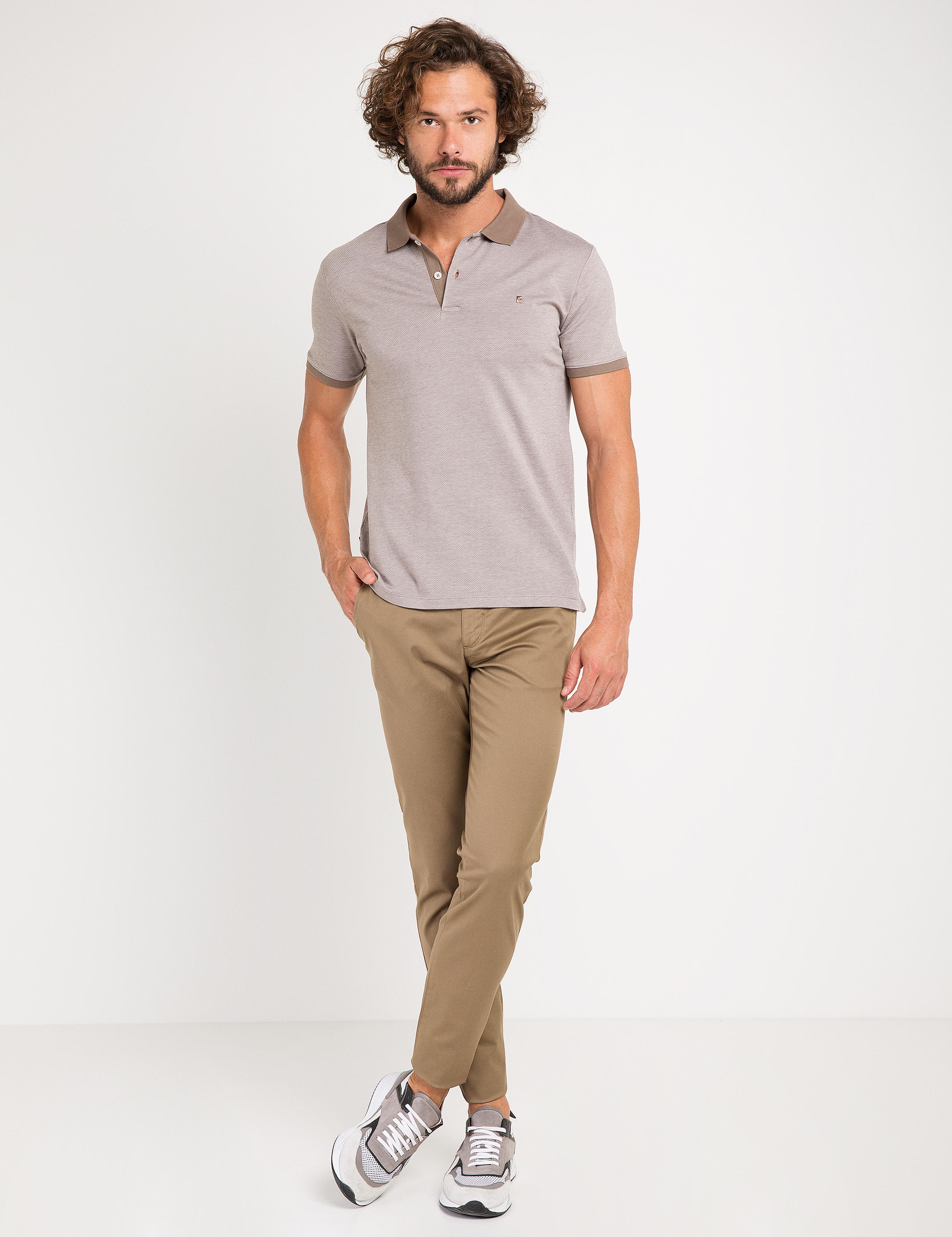 Kahverengi Slim Fit Chino Pantolon