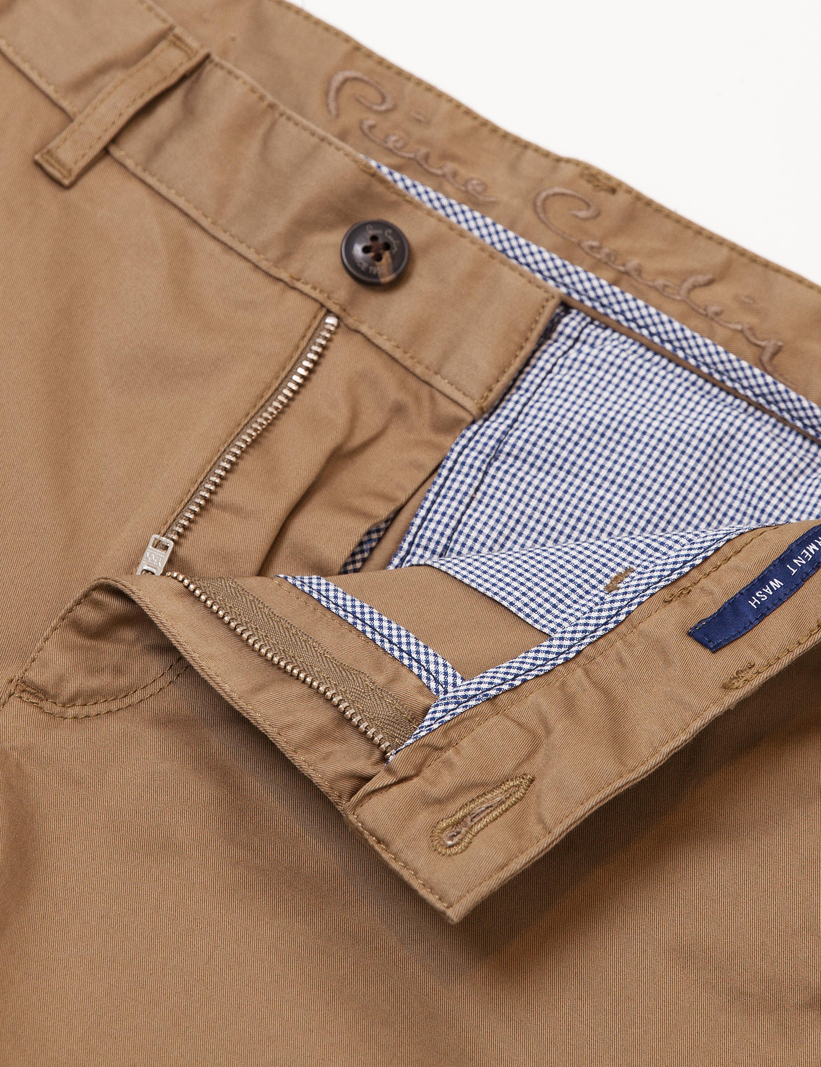 Kahverengi Slim Fit Chino Pantolon