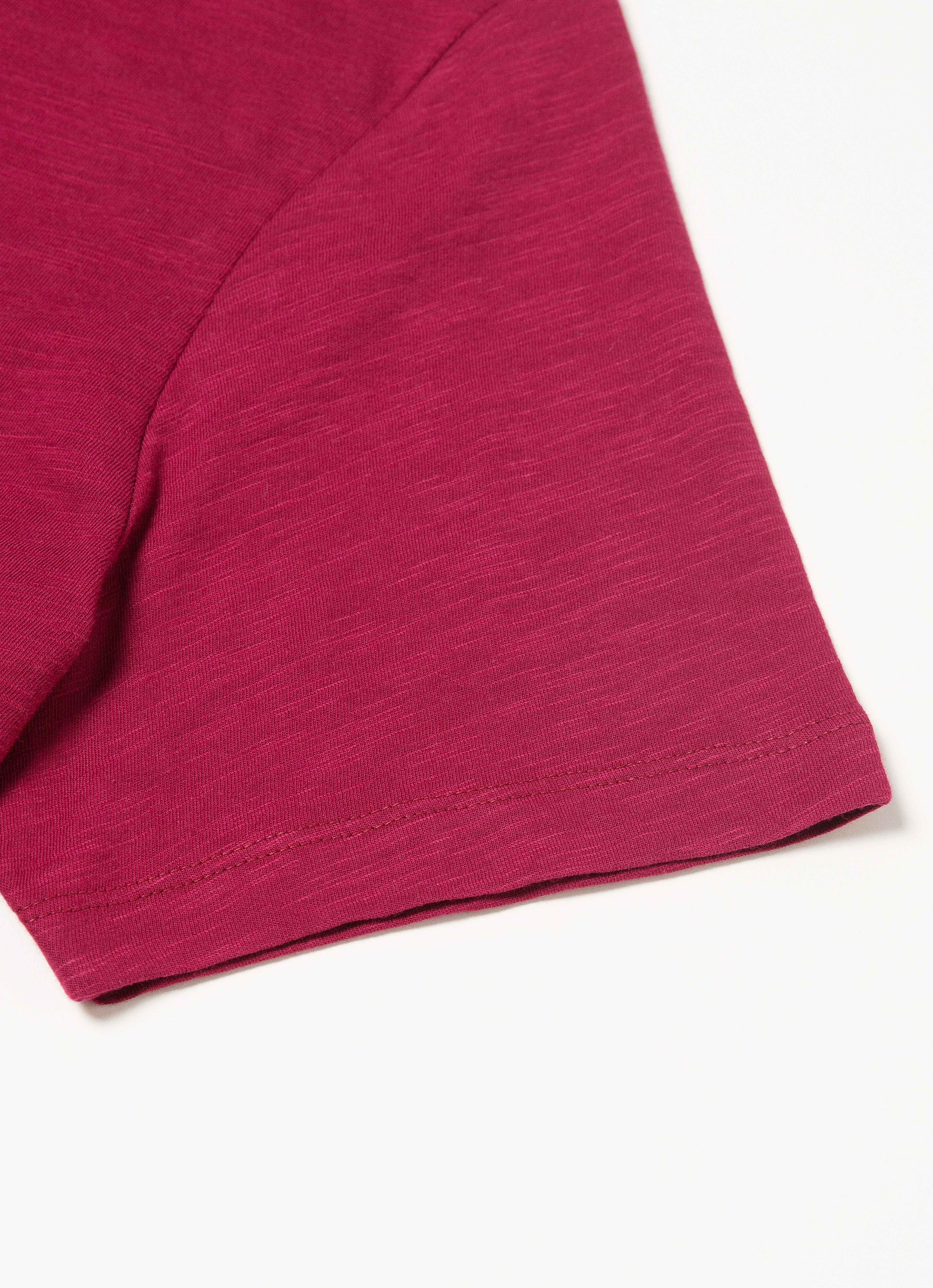 Fuşya Slim Fit Tişört - Image 6