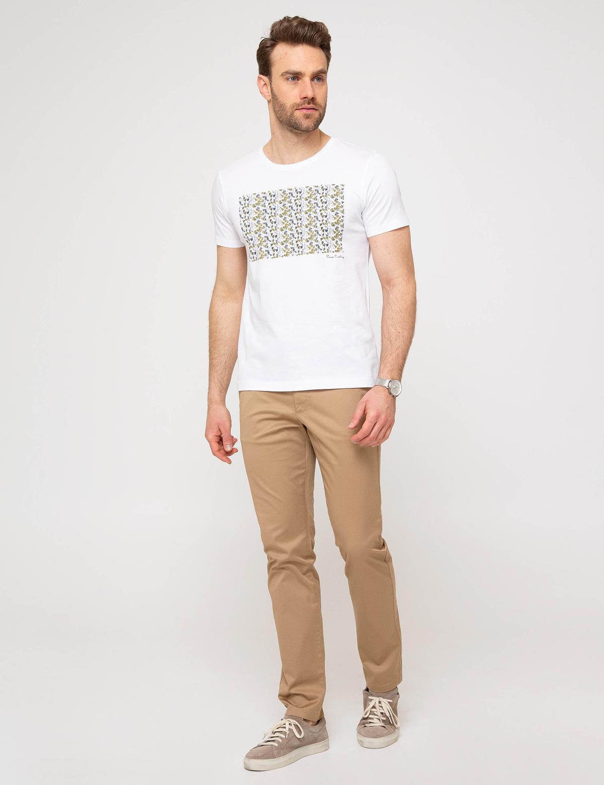 Camel Slim Fit Chino Pantolon