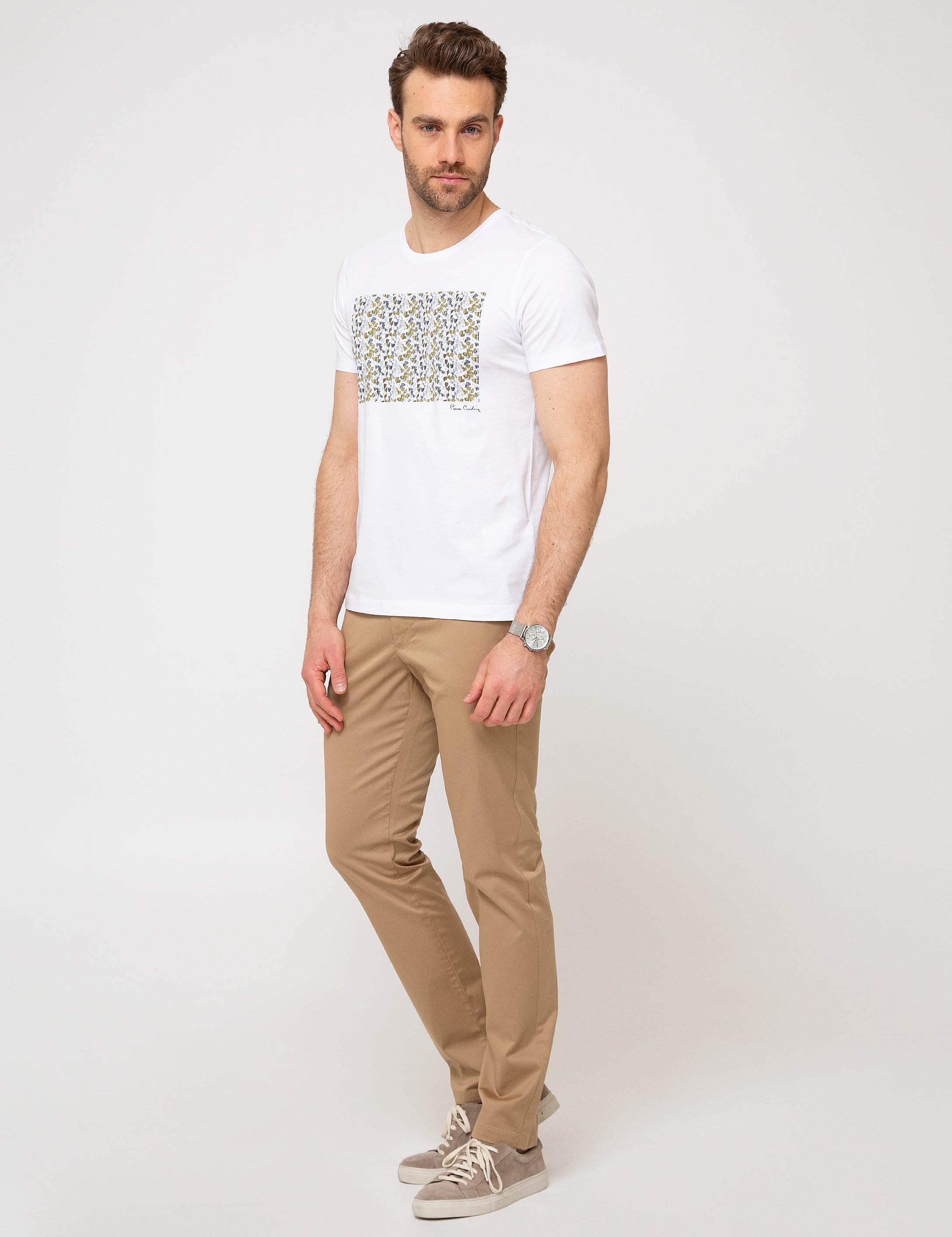 Camel Slim Fit Chino Pantolon