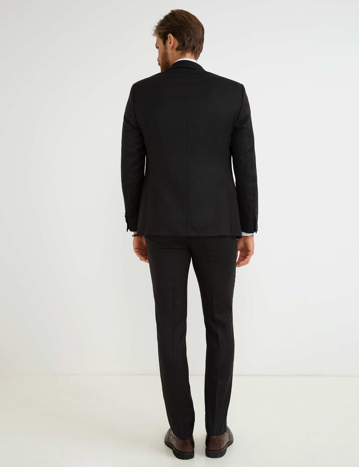 Kahverengi Slim Fit Takım Elbise - 50194022038