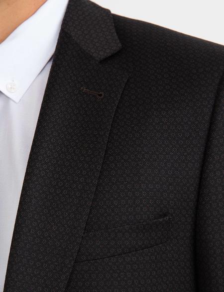 Kahverengi Slim Fit Takım Elbise - 50194022038