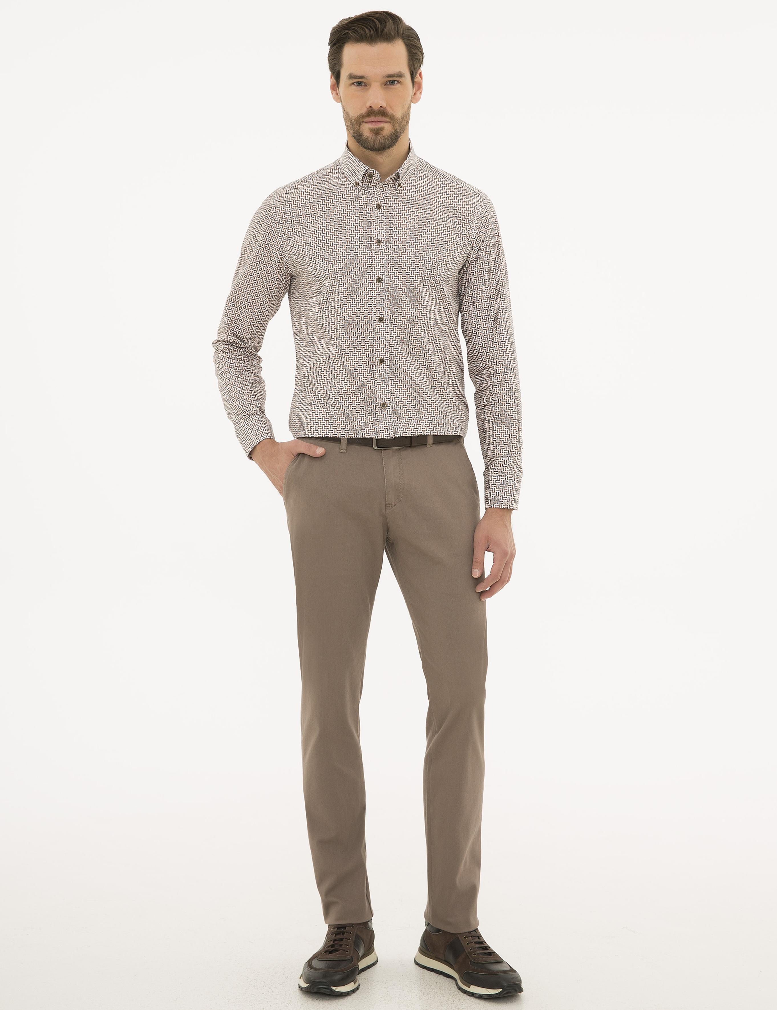 Vizon Slim Fit Kanvas Pantolon